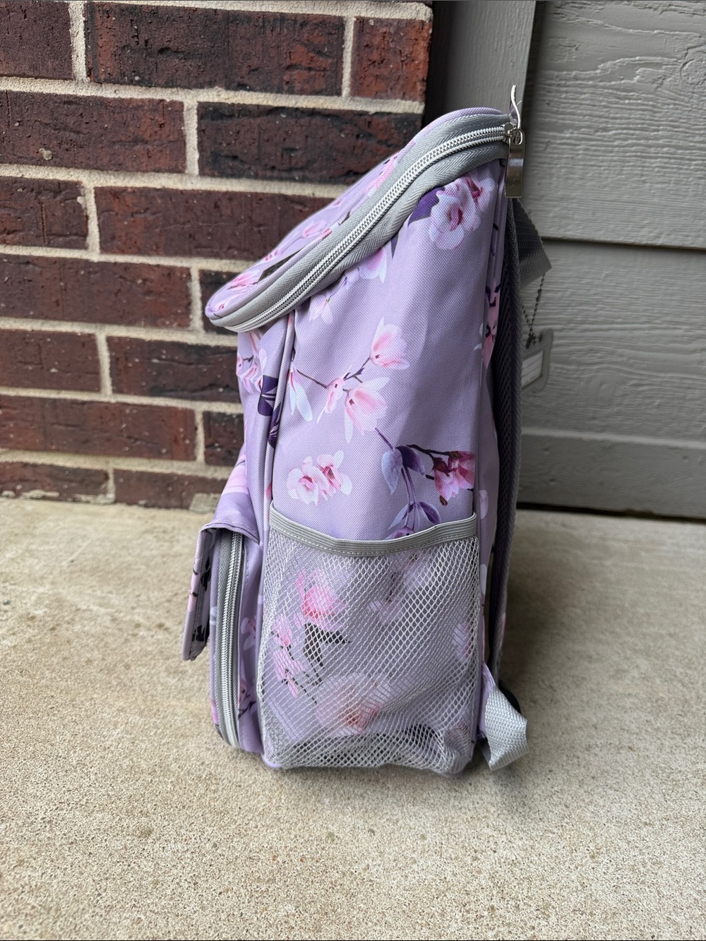 Mobile Dog Gear Lavender Floral Backpack - Picture 5 of 8